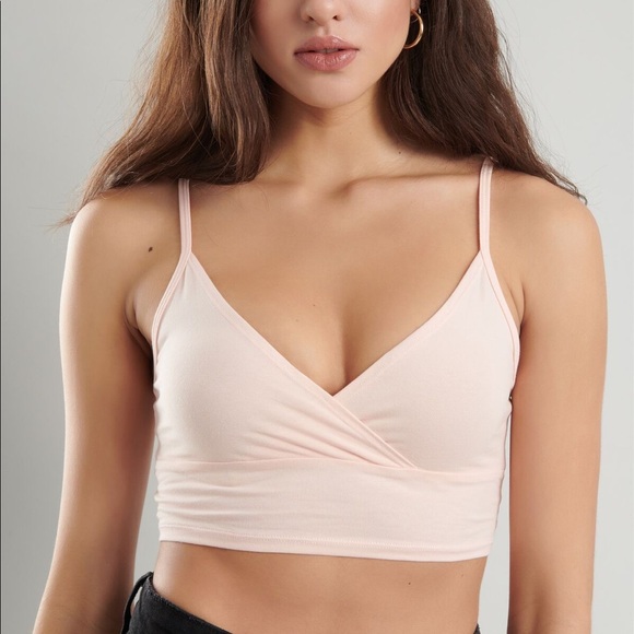 garage wrap crop cami in light pink - Picture 4 of 4